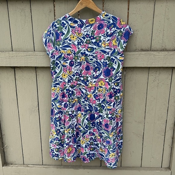 Roller Rabbit Chahchas Pamela Dress Bohemian Festival Hippie Floral Sz S - Picture 5 of 6